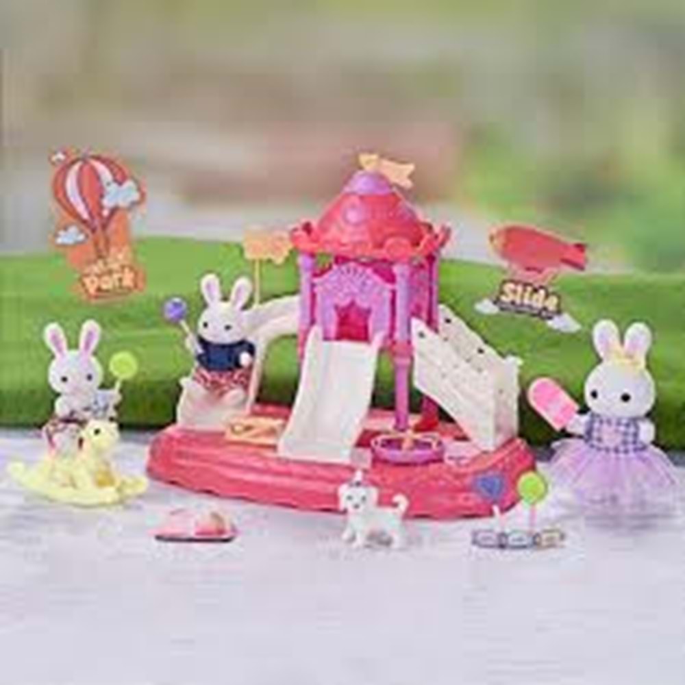MEGA 06656 BAY DREAMY MİNİ TAVŞAN- KAYDIRAKLI EĞLENCE PARKI