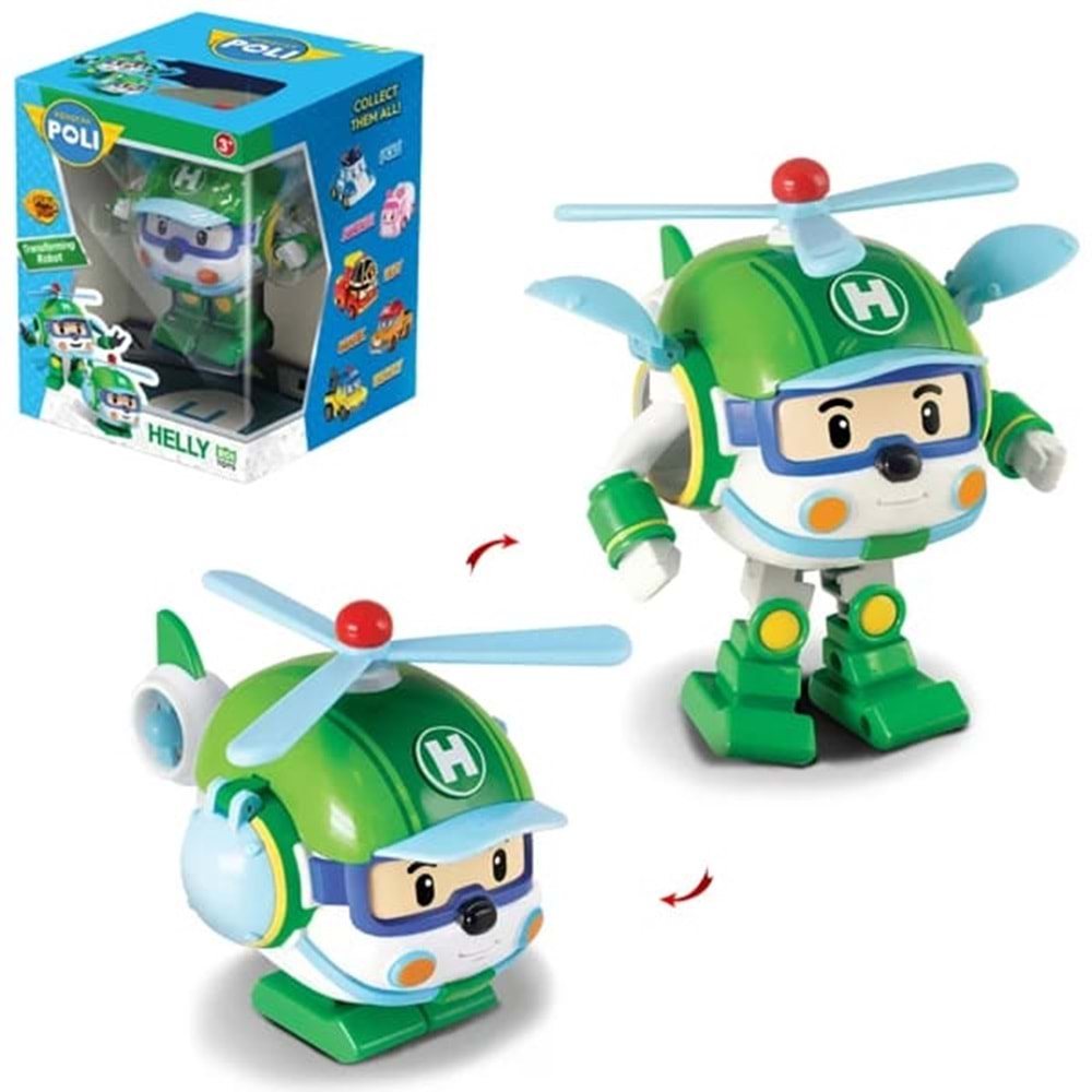 POLI MRT-0653 ROBOCARTRANSFORMİNG ROBOT FİGÜRHELLY