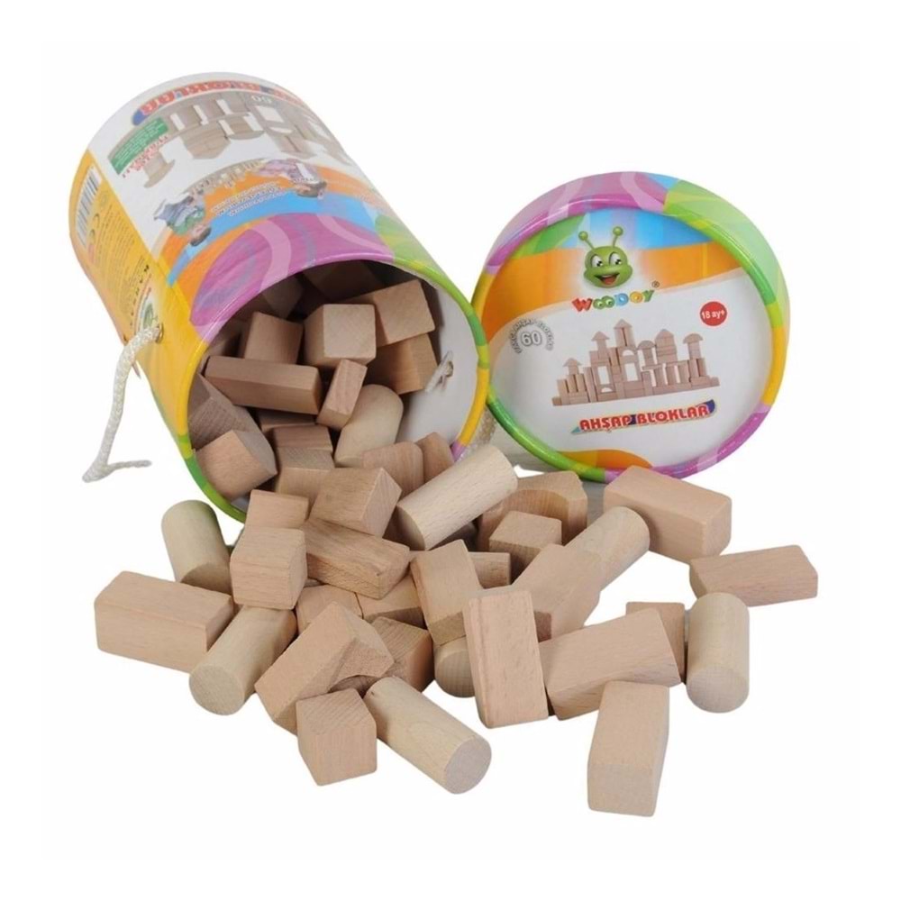 WOODOY KR026 60 PARÇA KÜÇÜK KOVALI NATUREL