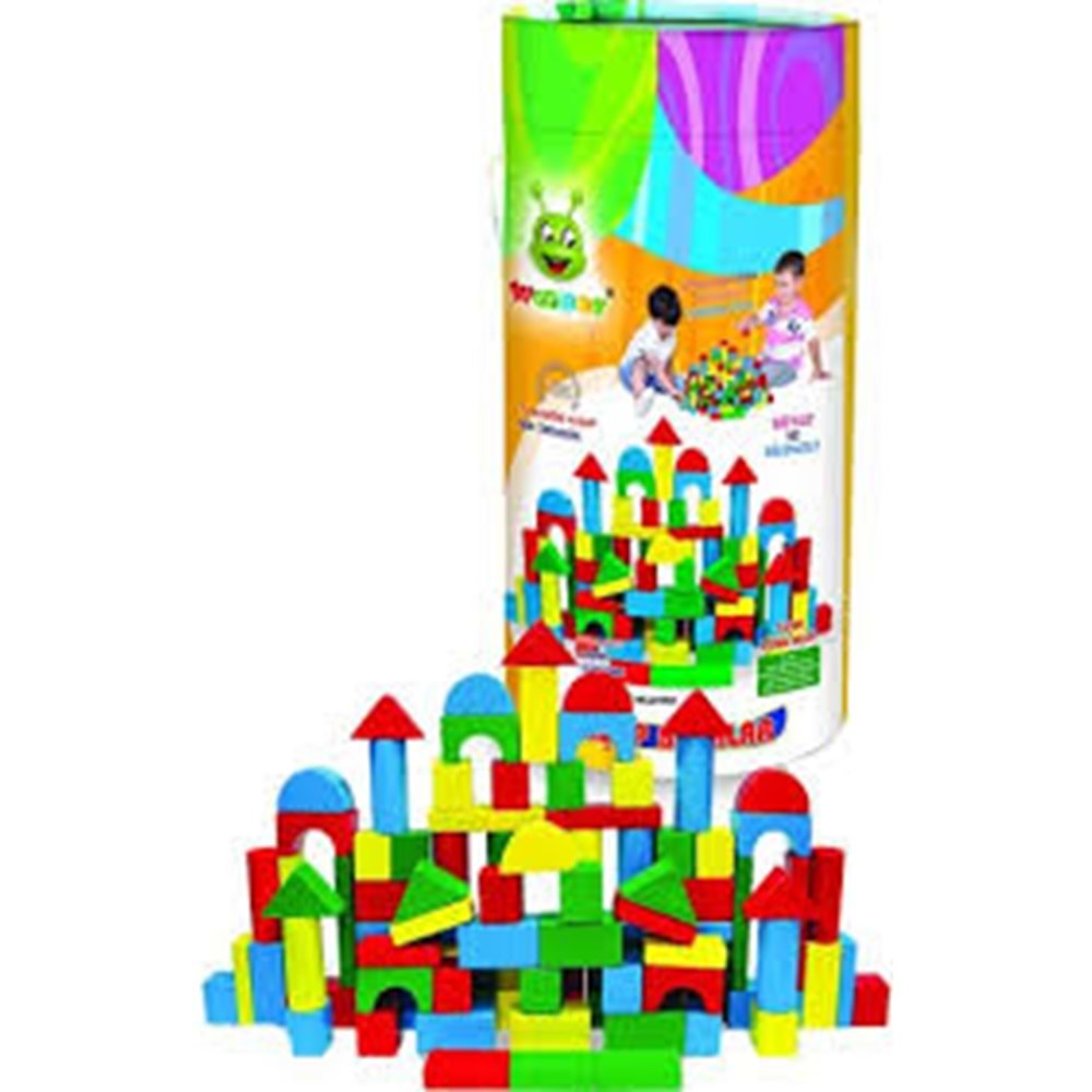 WOODOY KR016 100 PARÇA KÜÇÜK KOVALI BLOKLAR