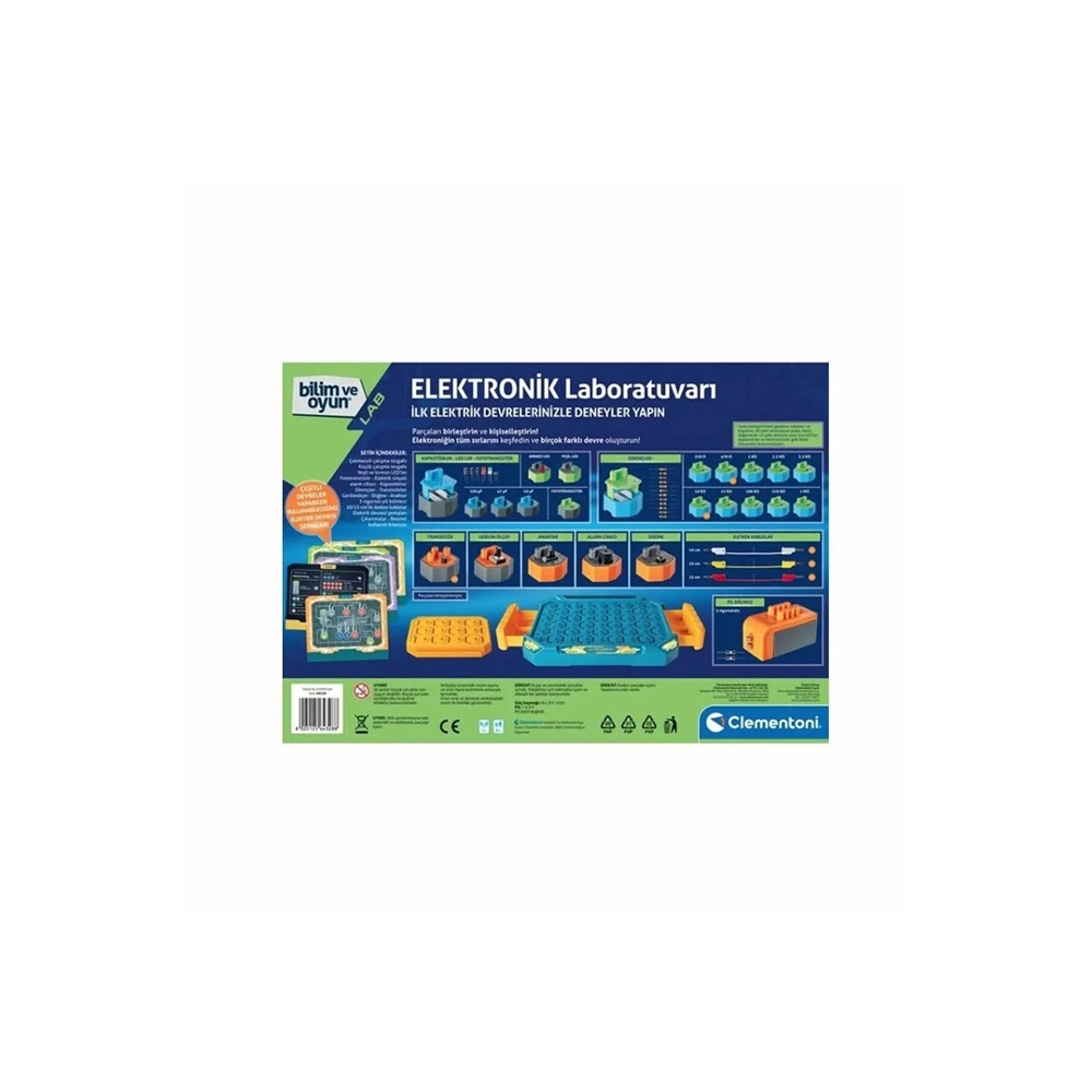 CLEMENTONİ 64328 Bilim ve Oyun - Elektronik Laboratuvarı +8 yaş