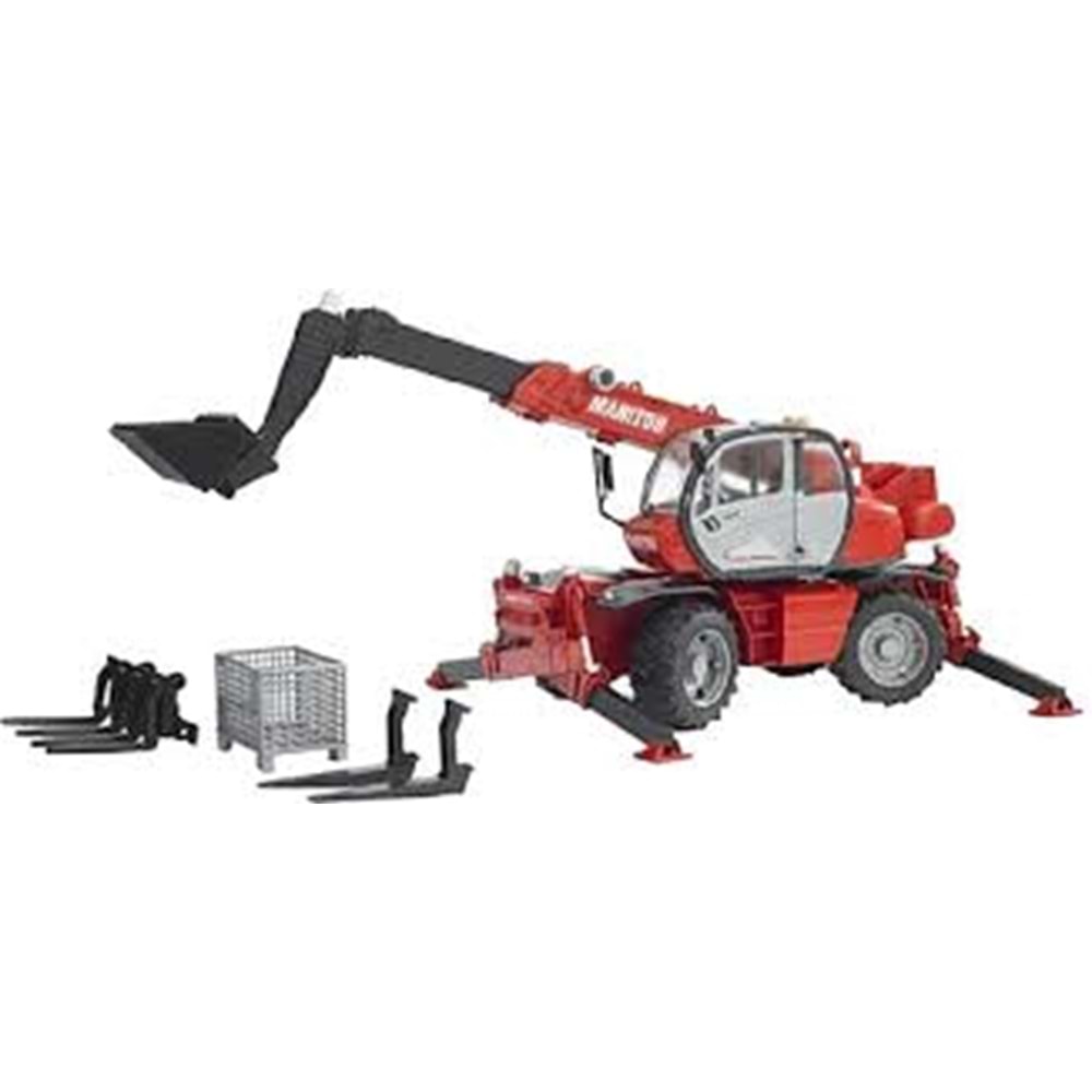 BRUDER BR02129 MANİTOU MRT 2150 TELESKOPİK FORKLİFT