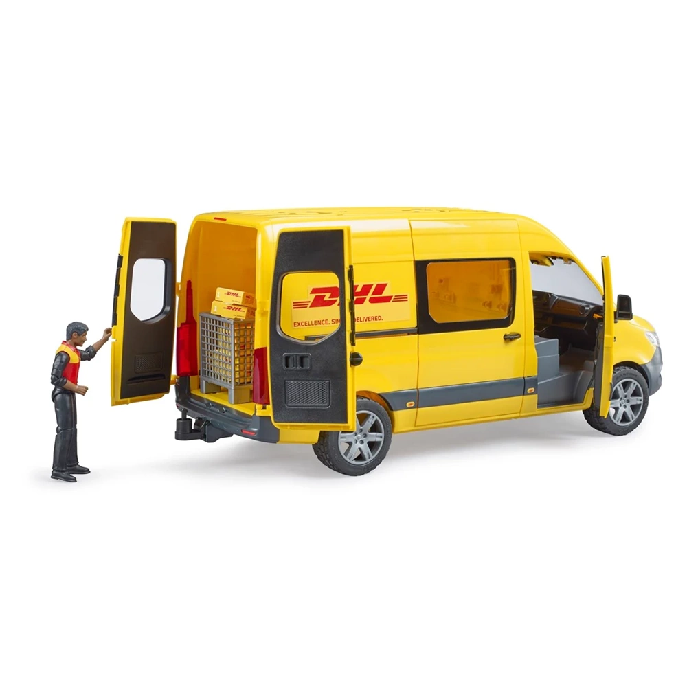 BRUDER R02671 MERCEDES BENZ SPRİNTER DHL KAMYONU + SÜRÜCÜSÜ