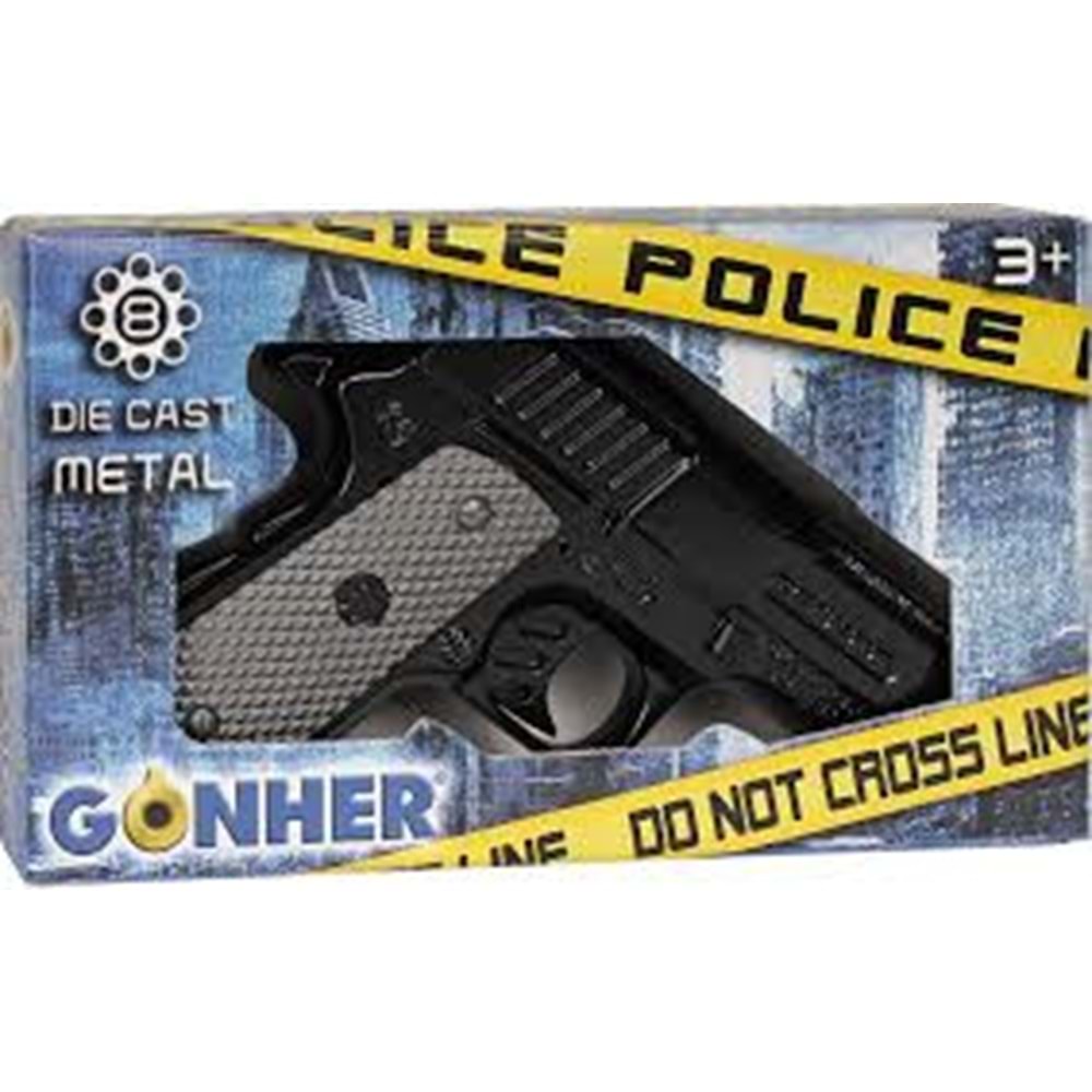 MEGA 150014GON00466 POLİCE PİSTOL 8 SHOTS - BROWN