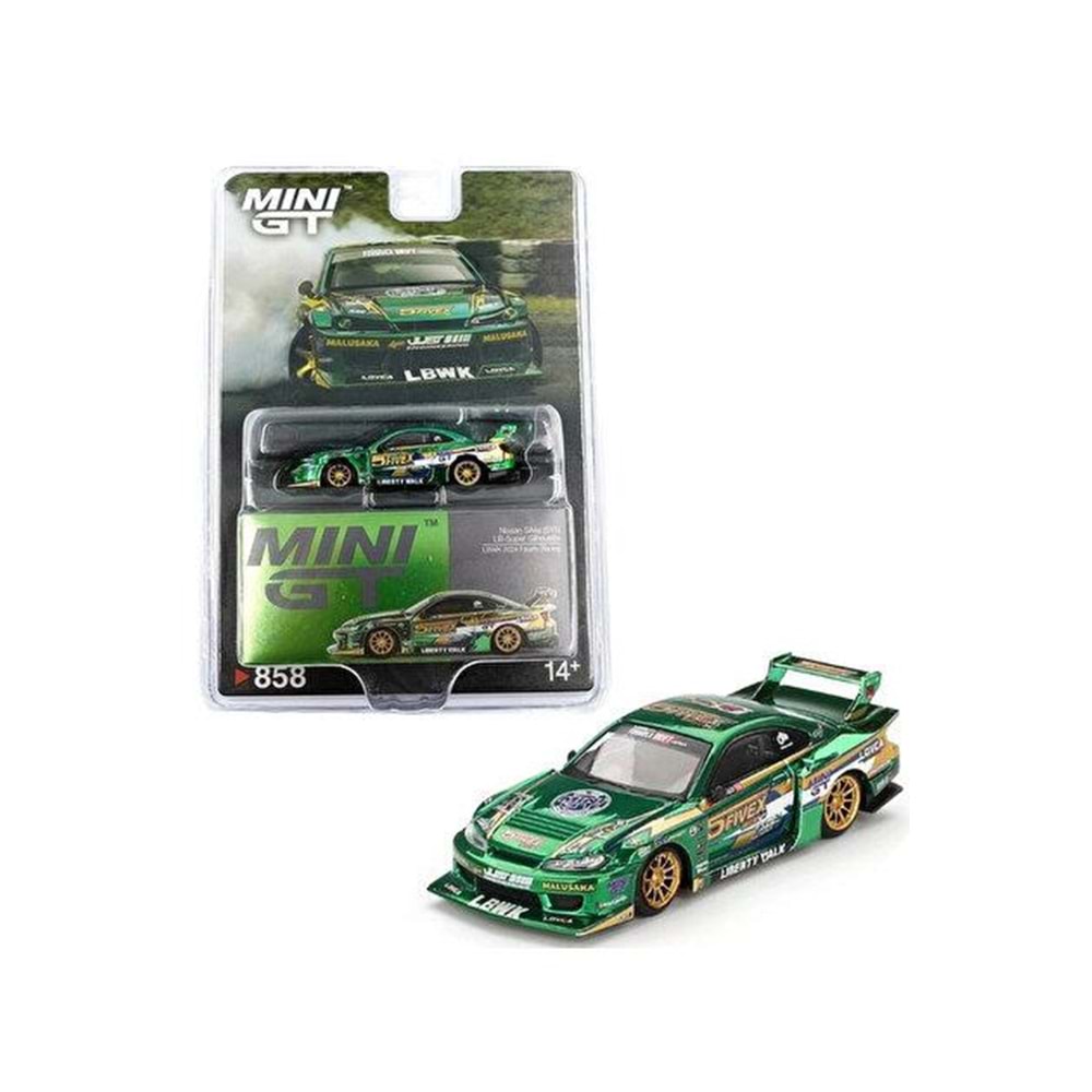 EKN MINI GT 858 (BL) NİSSAN SİLVİA (S15) LB-SUPER SİLHOUETTE