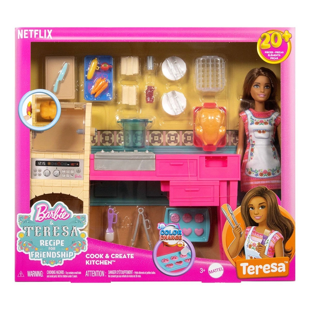 JCT06 Teresa ve Mutfağı Oyun Seti - Barbie and Ter