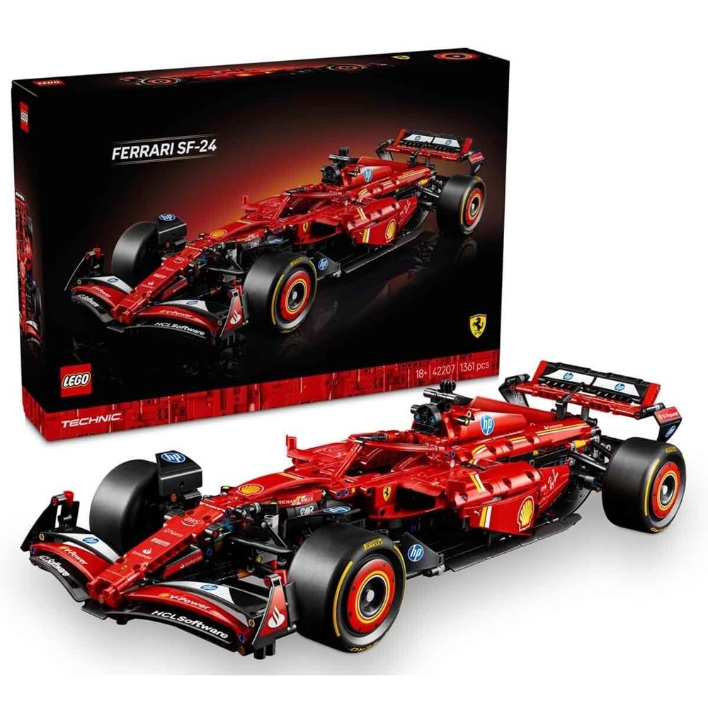 LEGO 42207 Technic Ferrari SF-24 F1 Araba 1361 parça