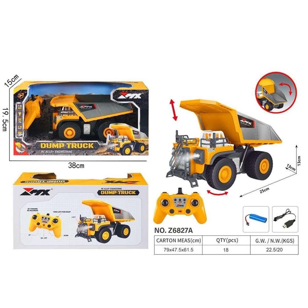 PASİFİK Z6827A UZK.KUM.ŞARJLI KAMYON