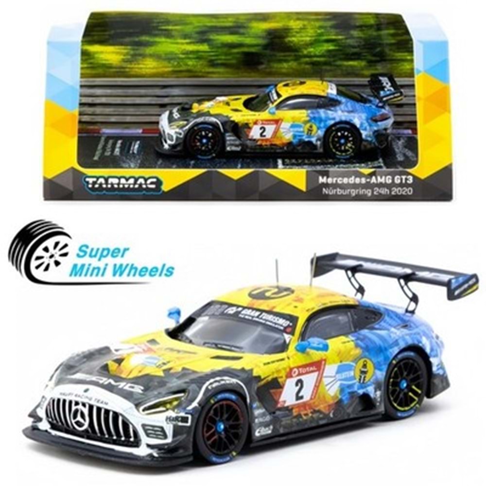 EKN Tarmac Works 1/64 Mercedes-AMG GT3 Nürburgring 24h 2020 #02