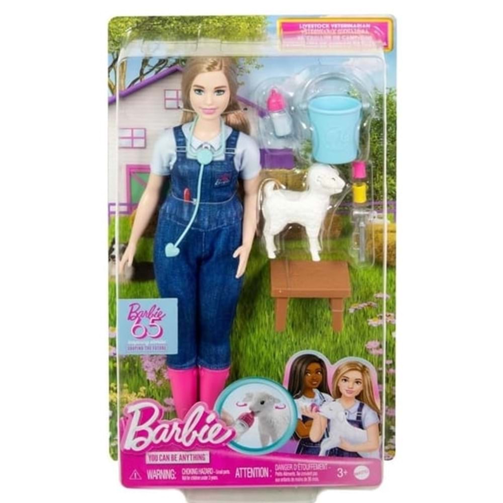 MATEL HRG42 Barbie 65. Yıl Deluxe Kariyer Bebekleri - Veteriner