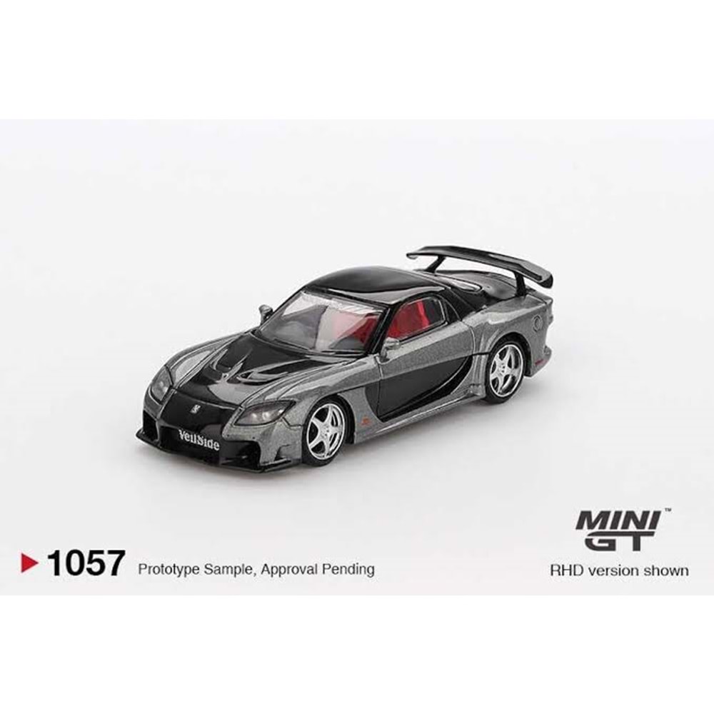 EKN Mini GT 1057 1/64 Mazda RX-7 VeilSide Fortune Grey MGT01057-BL