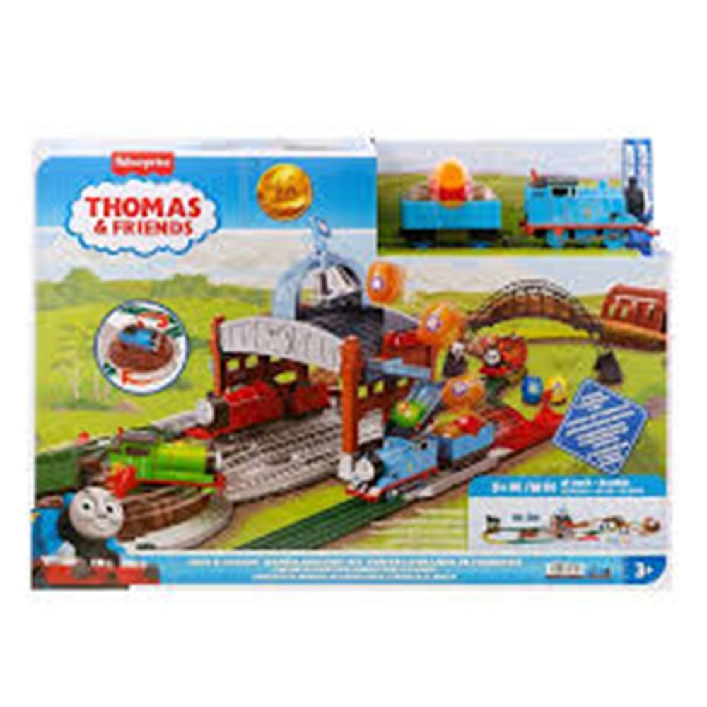 MATTEL JDF26 Thomas ve Arkadaşları Varil Görevi Oyun Seti