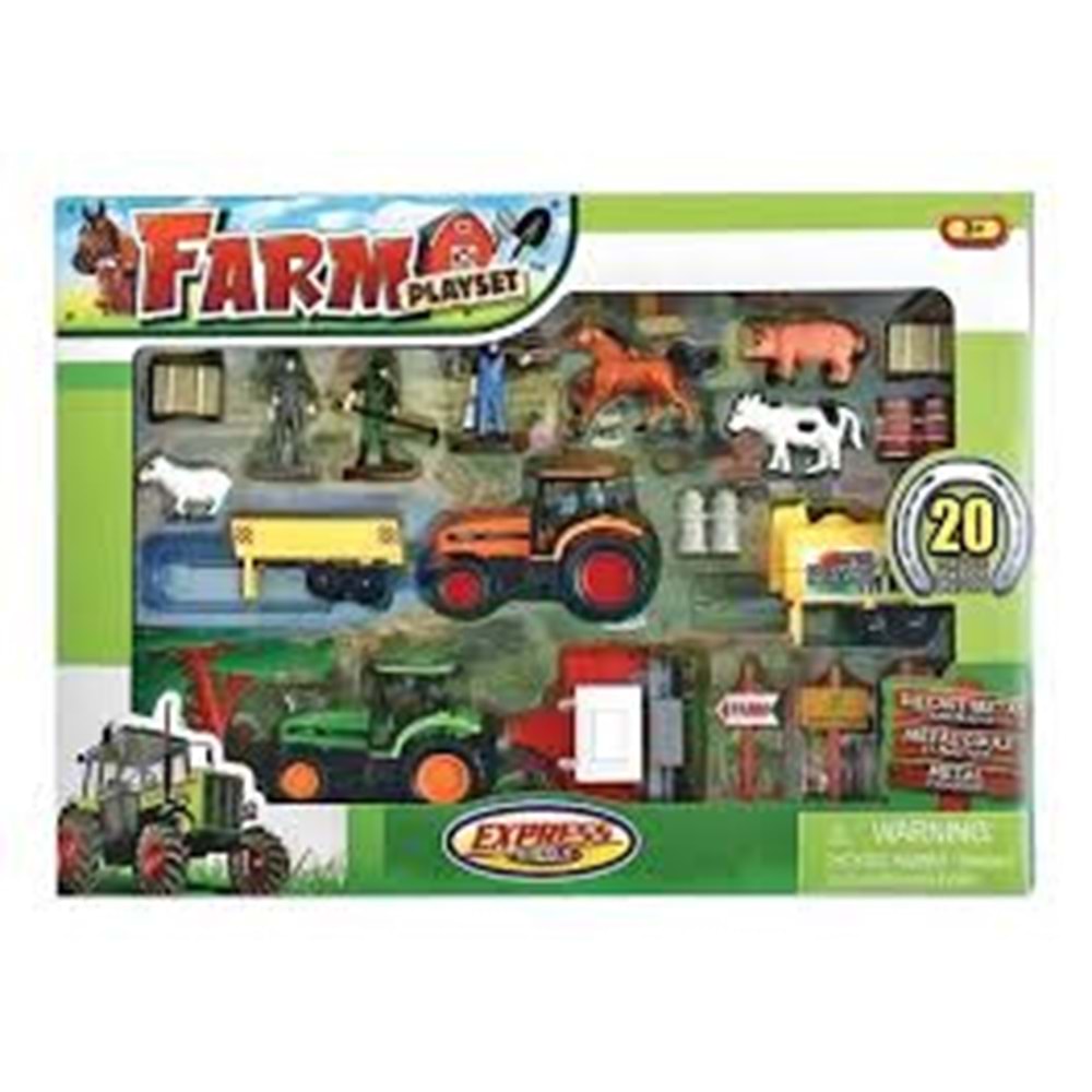 MEGA SNT32019 EXPRESS WHEELS - 20 PCS FARM SET