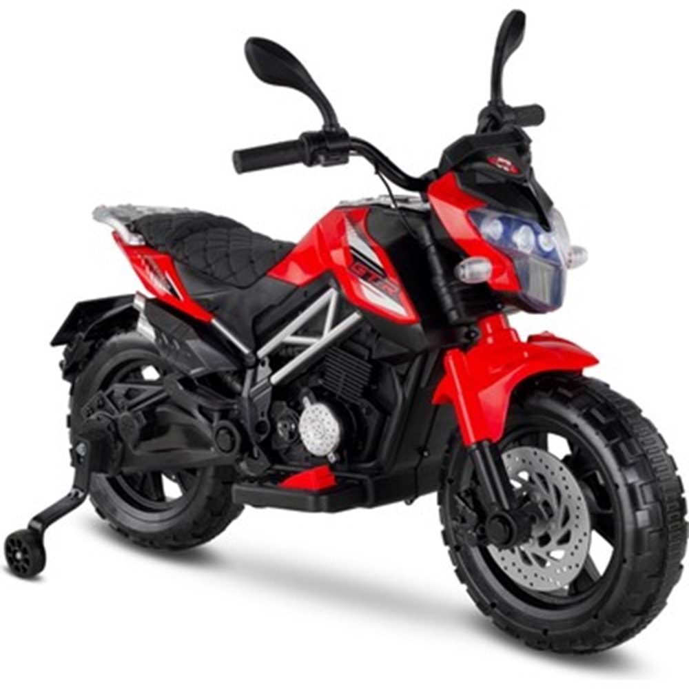 BABYHOPE 447 MOTOCROSS AKÜLÜ MOTOR (KIRMIZI)