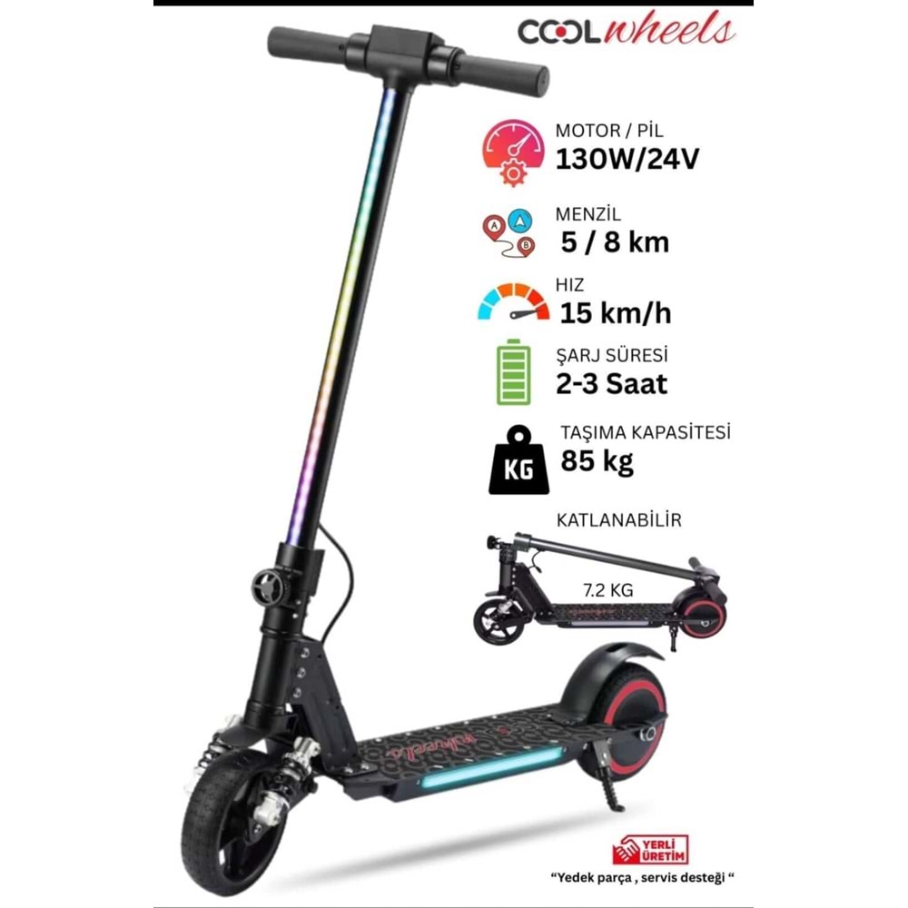 FURKAN FR60294 24 W ELEKTİRİKLİ SCOOTER GRİ