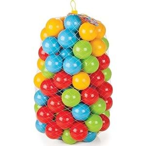 PİLSAN 06 411 OYUN HAVUZ TOPLARI FİLEDE 7 CM 100 LÜ