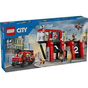 LEGO 60414 City İtfaiyeKamyon ve İtfaiye Merkezi 843parça +6 yaş