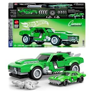 JFT16 Mattel Brick Shop H.W.Speed Serisi-Custom '68 Camaro 289 parça