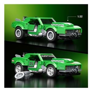 JFT16 Mattel Brick Shop H.W.Speed Serisi-Custom '68 Camaro 289 parça