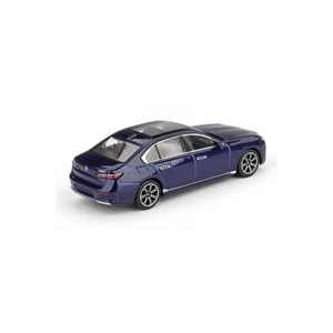 EKN Mini GT 1111 1/64 BMW i7 xDrive60 Tanzanite Blue Metallic MGT01111