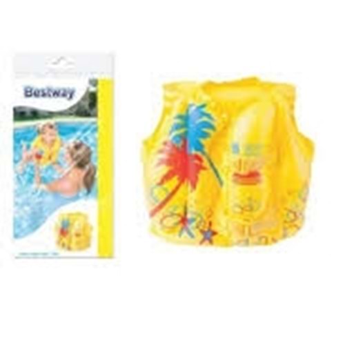 KRKRŞ W32069 41CM TROPİCAL DESENLİ CAN YELEĞİ