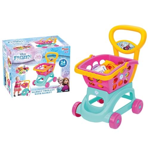 DEDE 03599 FROZEN SEPETLİ MARKET ARABASI