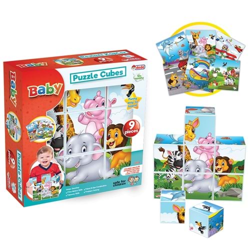 DEDE 02034 9 LU RESİMLİ KÜPLER