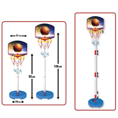 DEDE 03650 KÜÇÜK AYAKLI BASKET POTASI