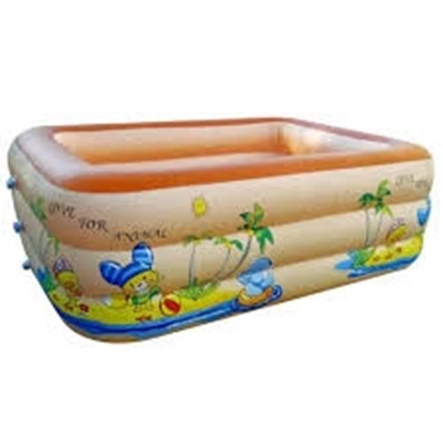 CAN SS21-315 Sea&Sun 3 Boğumlu Dikdörtgen Havuz 120x90x45 cm