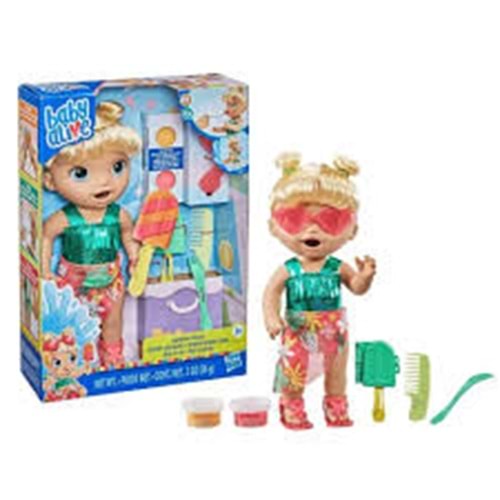 F1680-BABY ALIVE BEBEĞİMLE YAZ EĞLENCESİ - SARIŞIN
