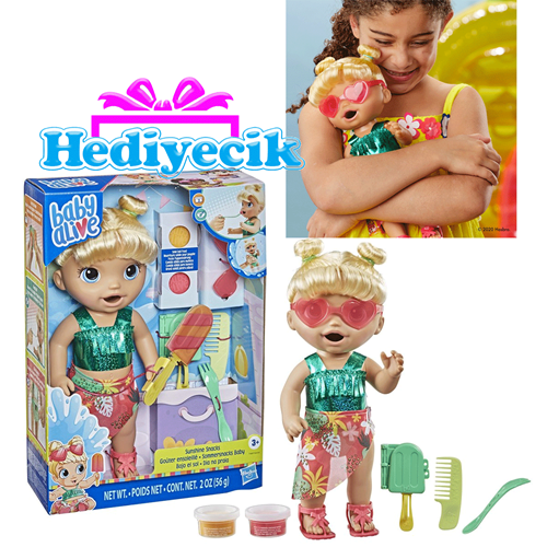 F1680-BABY ALIVE BEBEĞİMLE YAZ EĞLENCESİ - SARIŞIN