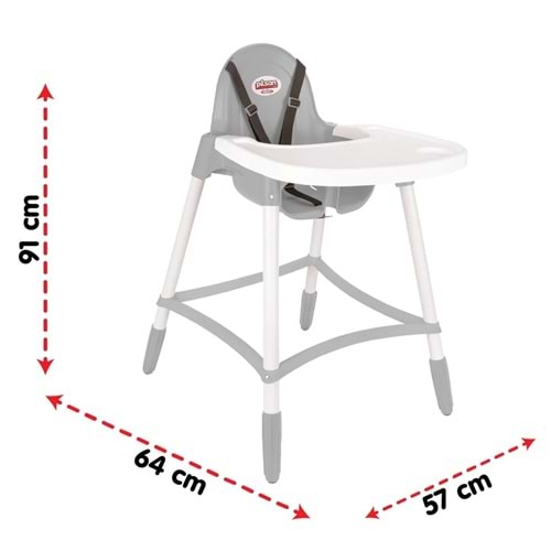 PİLSAN 07 570 STAR MAMA SANDALYESİ GRİ (YENİ)