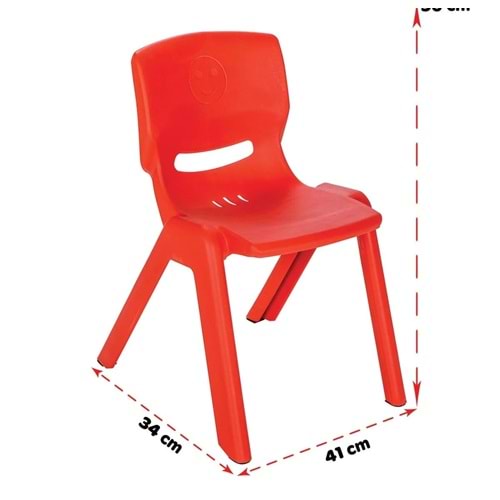 PİLSAN 03 461 KIRMIZI HAPPY SANDALYE