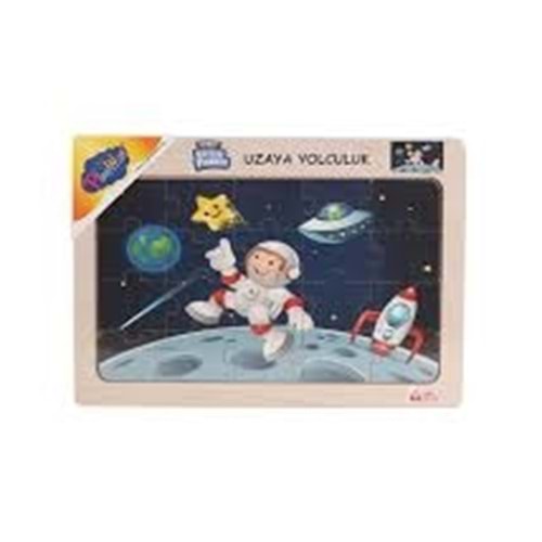 ONY 77/78/79/80AHŞAP EĞİTİCİ PUZZLE / UZAYA YOLCULUK
