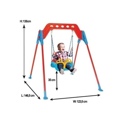 PİLSAN 07 968 AYAKLI ZİNCİRLİ SAMBA SALINCAK