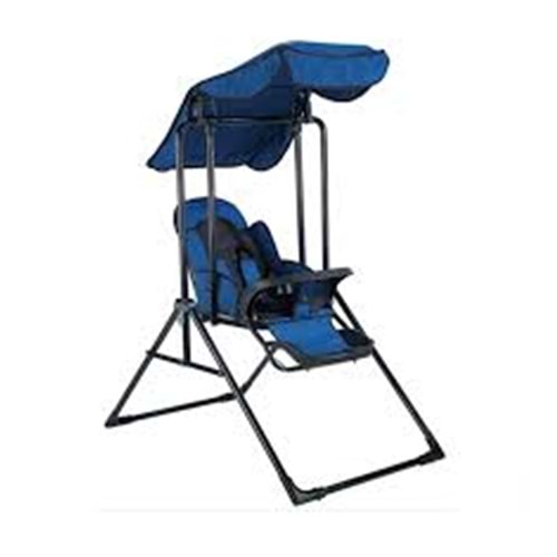 BAYBHOPE 804 BH-LÜKS YATARLI SALINCAK(Kırçıllı Mavi)