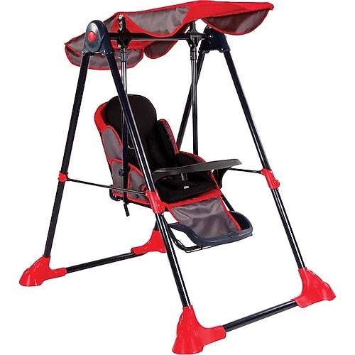 BABYHOPE 805 BABY SWING SALICAK (Kırmızı Gri)