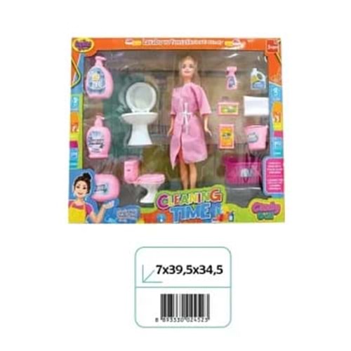 OYDAŞ 02452 CINDY DOLL LAVABO VE TEMİZLİK SETLİ