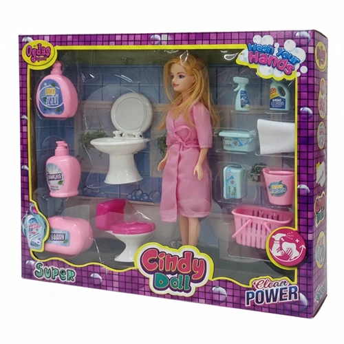 OYDAŞ 02452 CINDY DOLL LAVABO VE TEMİZLİK SETLİ