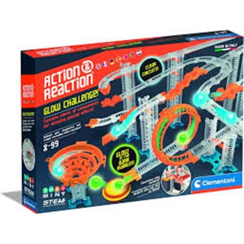 CLEMENTONİ 059304 Action and Reaction -Parıltı Etkisi - Ek Paket +8 yaş