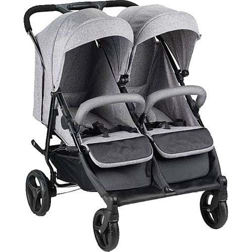 BABYHOPE BH-3077 CITY-TWIN İKİZ PUSET(Gri)