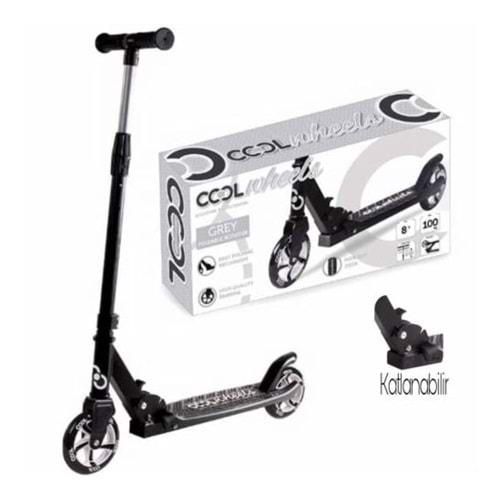 FURKAN 58352 COOL WHEELS 8+ KATLANIR SCOOTER(GRİ)