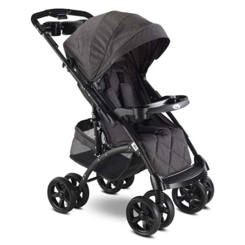 BABYHOPE BH-609 POLO PUSET (Kırçıllı Siyah)