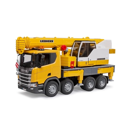 BRUDER BR03570 Scania R-serisi Liebherr Vinçli Kamyon +4