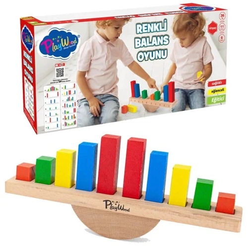 ONY-387 AHŞAP RENKLİ BALANS OYUNU