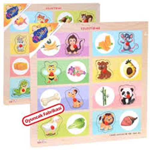 ONY-360/361 AHŞAP TUTMALI EŞLEŞTİRME HANGİ HAYVAN NE YER