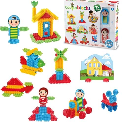 DEDE 03311 KAKTÜS BLOKLAR 75 PRÇ.