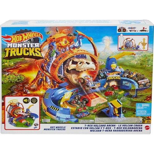 GYL14 H.W M.TRUCKS VOLKANİK ALANDA MACERA OYUN SET