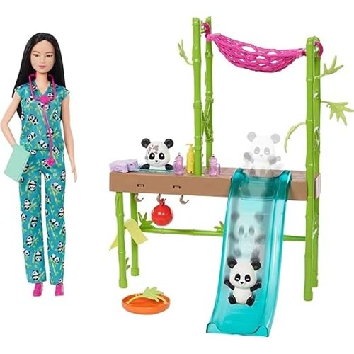 HKT77 Barbie Panda Bakımı Oyun Seti