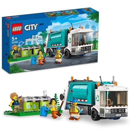LEGO 60386 Lego City - Geri Dönüşüm Kamyonu 261 parça +